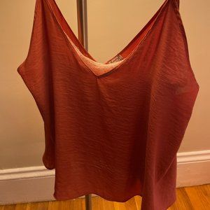Free People Cami with Built in Lace Bralette
